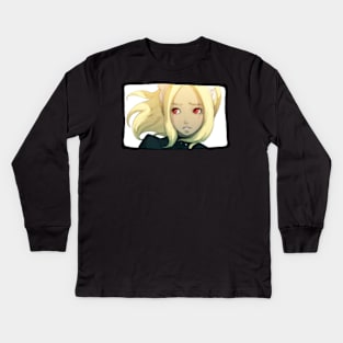 Gravity Rush - Kat Worried Maid Portrait Kids Long Sleeve T-Shirt